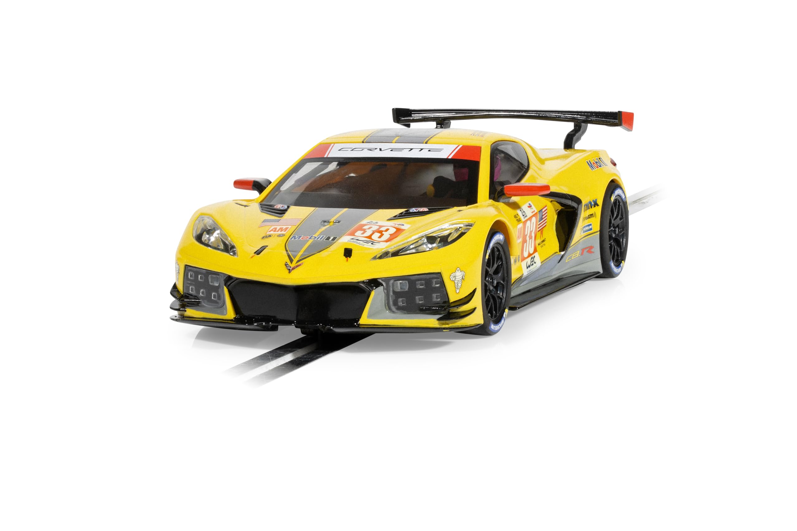 Scalextric Cars, C4558 Chevrolet Corvette C8R, Lemans Gte Am Winner 2023, Slot Car Giocattolo da Utilizzare Con Piste da Corsa 3 Anni in Su, Accessori
