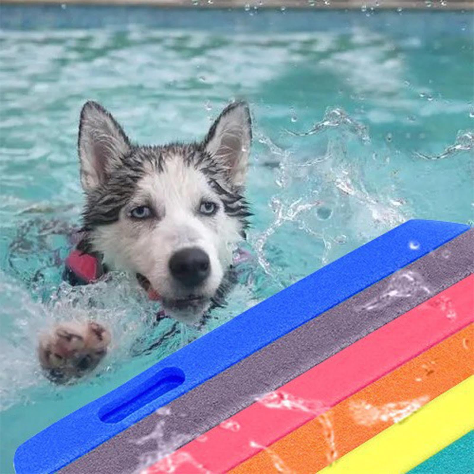 Tavola galleggiante da allenamento per nuoto, dimensioni 47 x 29 cm, leggero EPE cotone perlato, piscina versatile per bambini e adulti, tavola galleggiante resistente per animali domestici e
