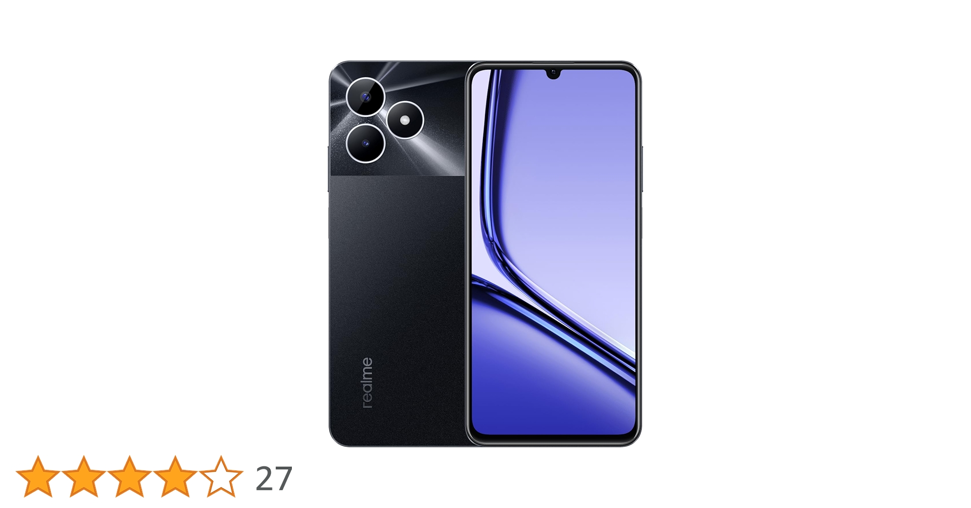 Realme Note 50 Dual-SIM 64GB ROM + 3GB RAM 4G (Midnight Black