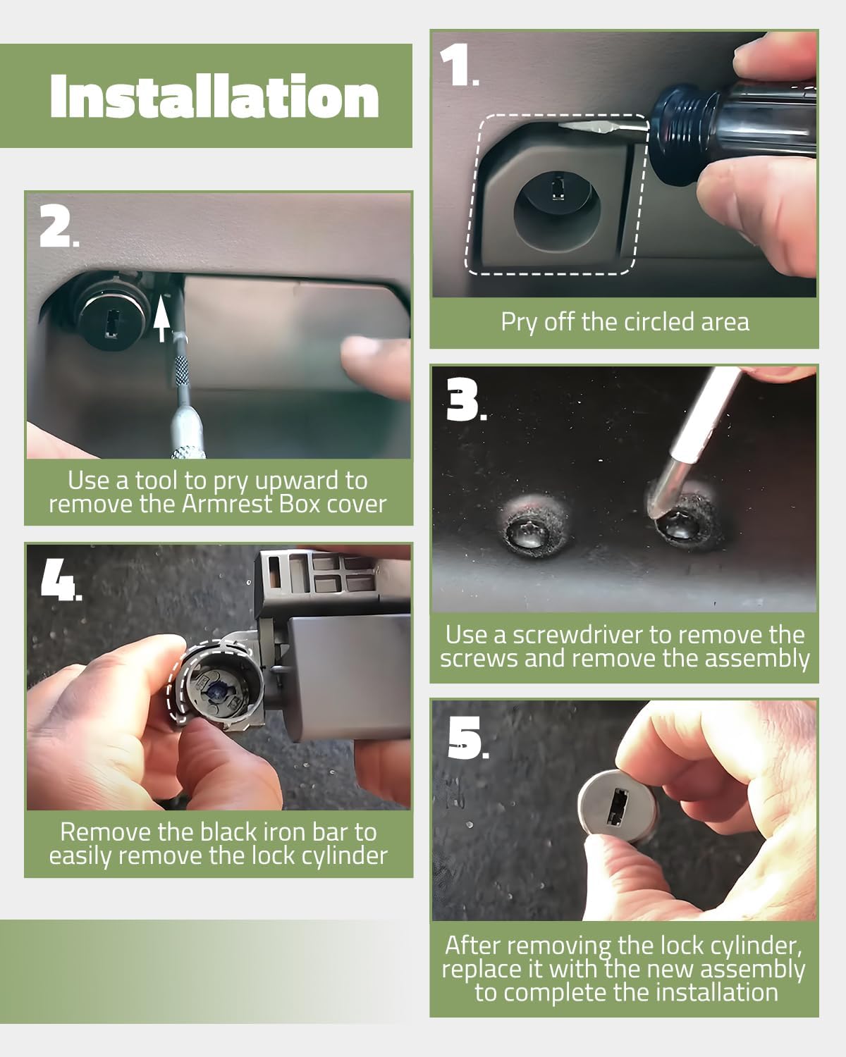 77540-SZA-A01ZD Beige Glove Box Latch Assembly Fits for Honda Pilot 2009 2010 2011 2012 2013 2014 2015 with 3.5L V6 Engine, Front Glove Box Door Lock