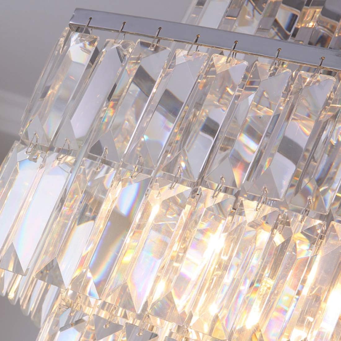 Suреr Brаndѕ Moooni Modern Oval Rectangular Crystal Chandelier Ceiling Light Rectangle Chandeliers Rod-Type Pendant Light for Dining Room Kitchen Island L31.5 X H12.8 Onе-Dау Sаlе: Uр tо 70% оƒƒ Moooni Modern Oval Rectangular Crystal Chandelier Ceiling Light Rectangle Chandeliers Rod-Type Pendant Light for Dining Room Kitchen Island L31.5 X H12.8