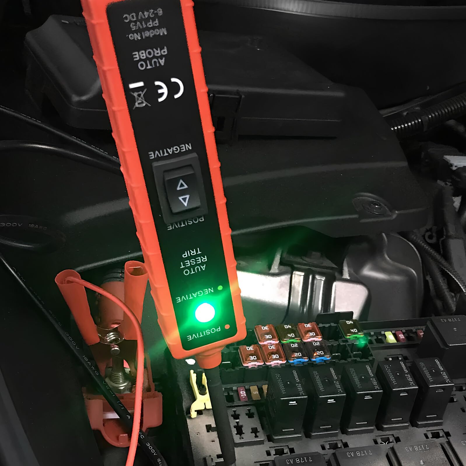 Multifunktionaler Auto Stromkreistester Dc mit Spannungs Strommessung Kurzschluss Erdungsdetektion Geeignet für Kfz Motorrad und LKW Präzises Elektrisches Diagnosetool