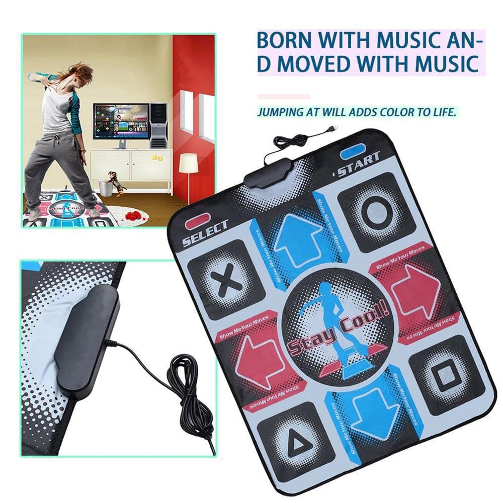 Tapis de Danse spécial pour Ordinateur USB Filaire, Tapis de Danse pour