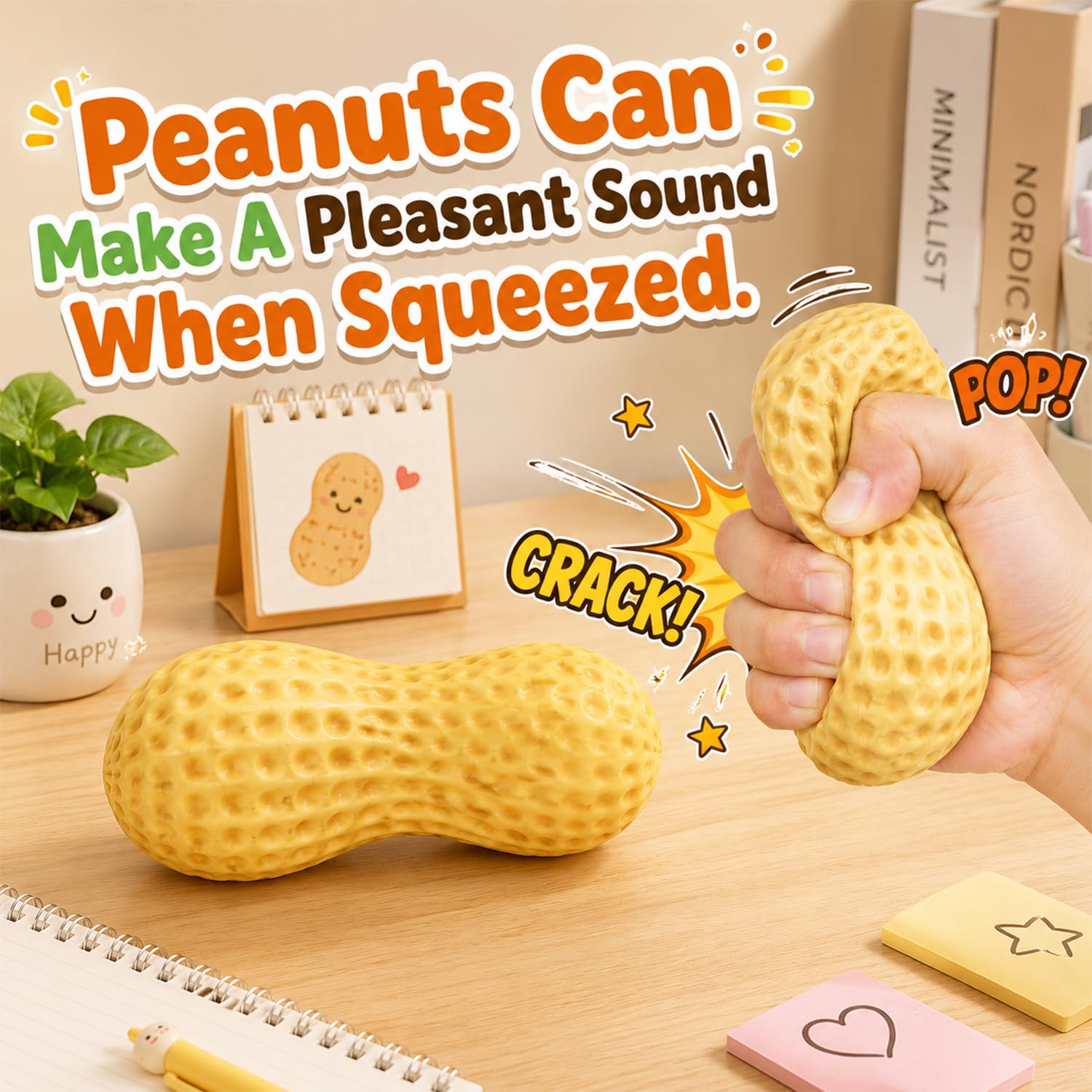 Photo 1 of Generic Crunchy Peanut Squishy Toy
