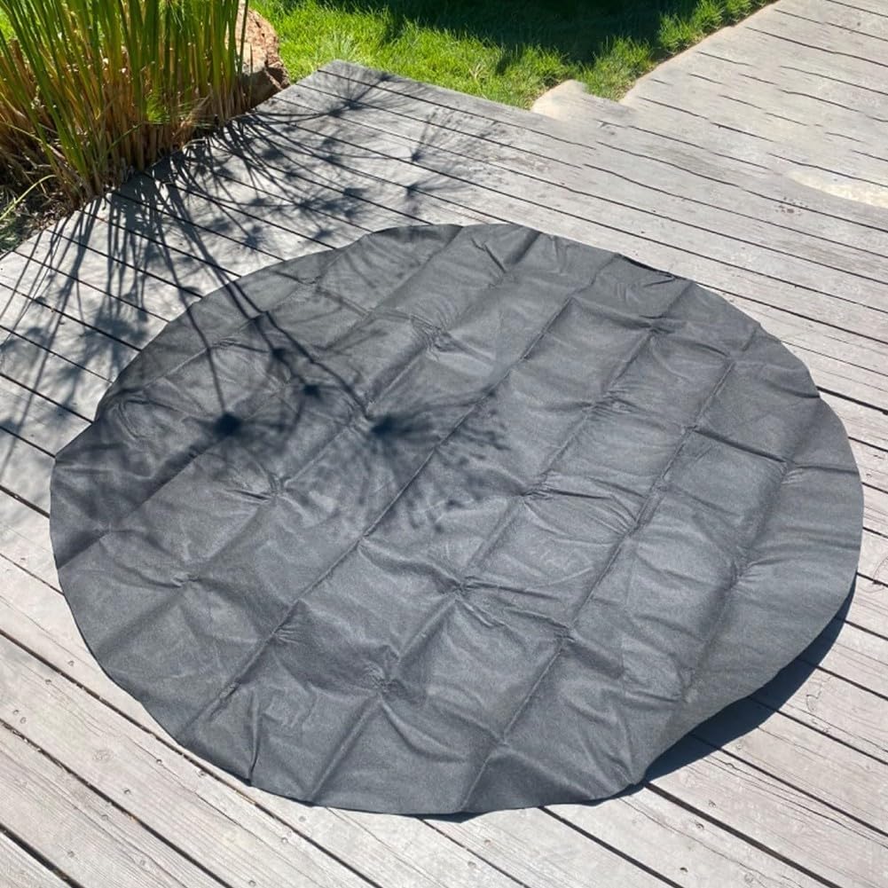 Tapis rond de revêtement de piscine en tissu non tissé 5,5 m pour piscine hors sol