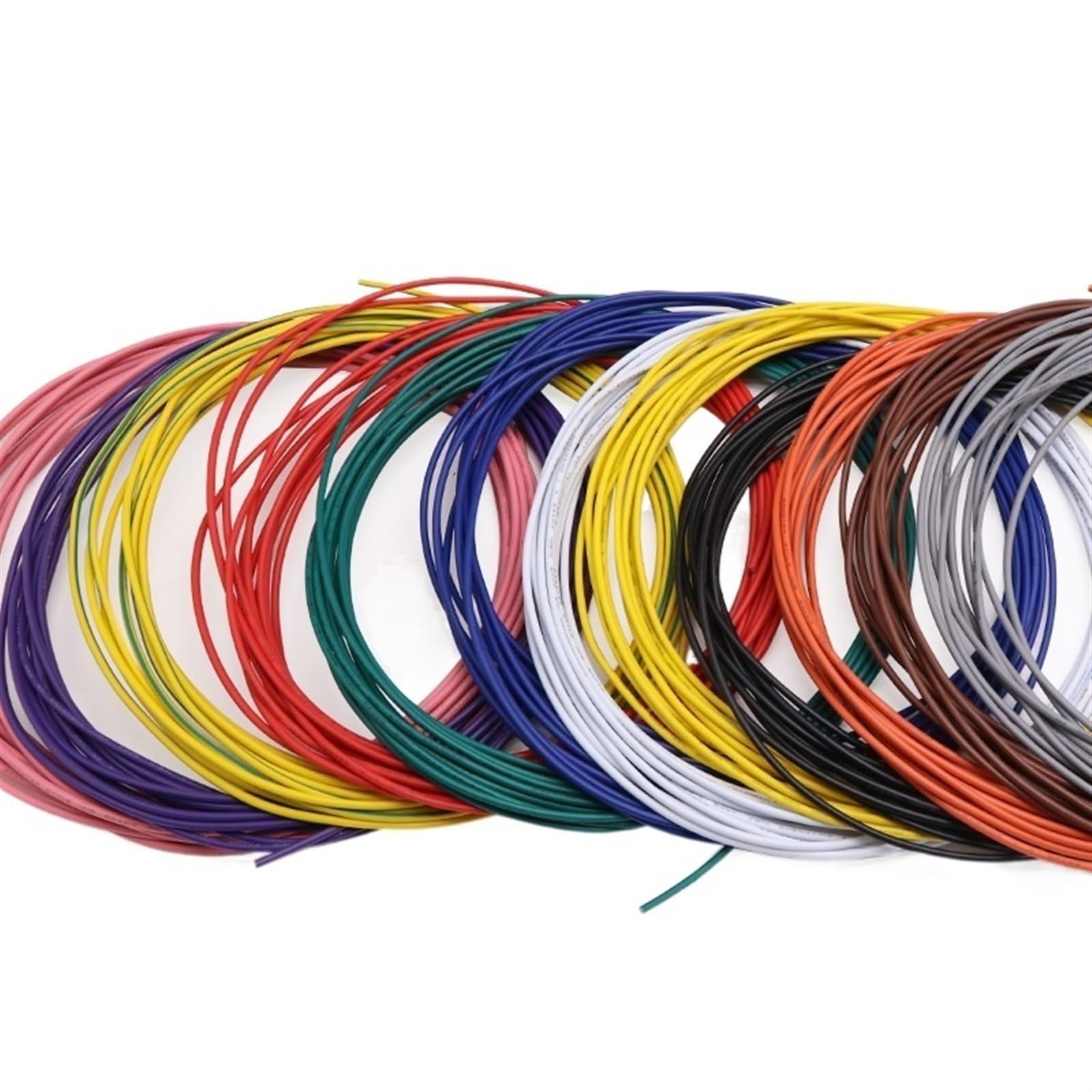 Hauptleitung Fest 1 Meter 5 Meter UL1015 Lampe DIY Kabel 8AWG 24AWG 600V Kupfer Elektrodraht Verbinder Webstuhl (Color : Red 5Meter, Size : 8AWG)