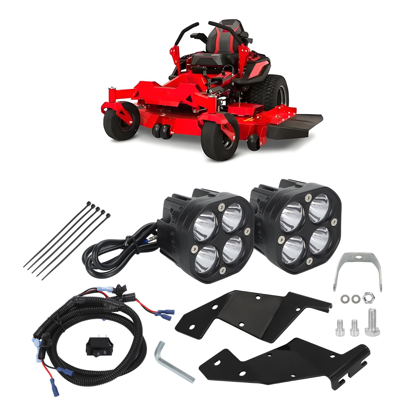 Amazon.com: WIKIBB Lawn Mowers LED Headlight Kit Compatible with