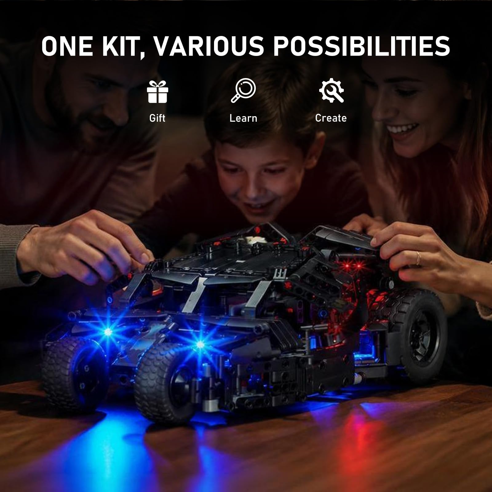 BRIKSMAX Zestaw oświetleniowy kompatybilny z LEGO Batmobile Tumbler 42239