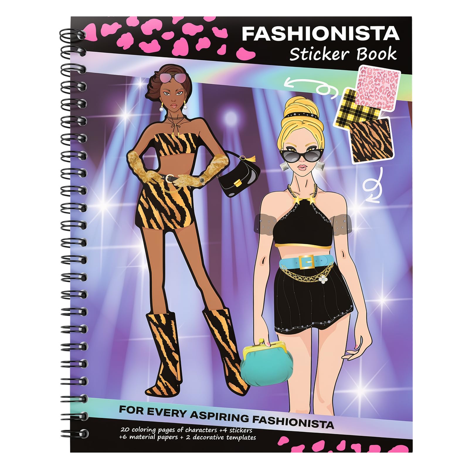 Ainiv Sticker Activity Book for Kids, Girls Fashion Design Activity
