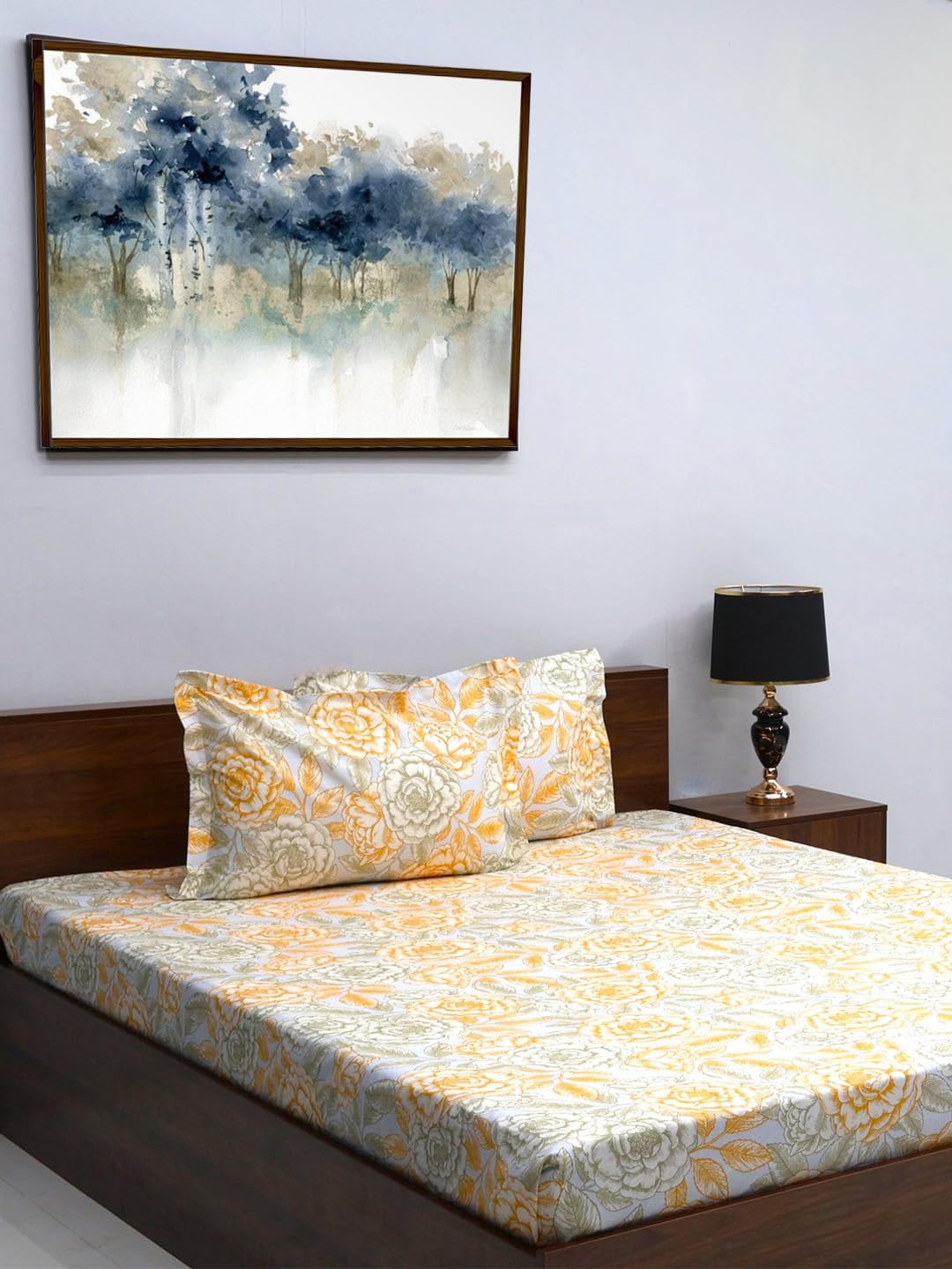 Bombay Dyeing King Sheet Set - 100% Cotton -20