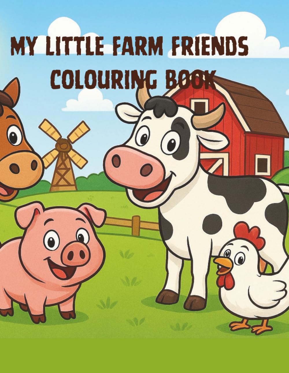 My Little Farm Friends Colouring Book
