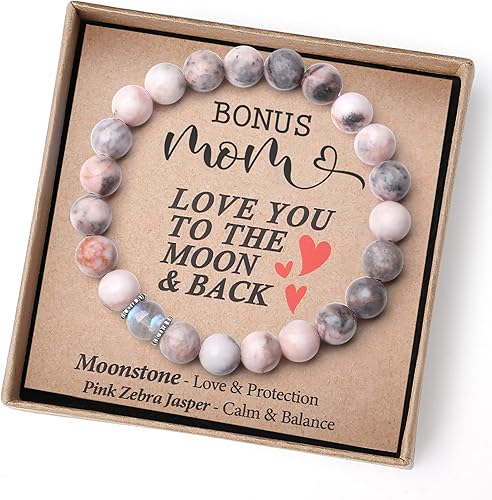 Vista 10 de Christmas Gifts for Mom/Auntie/Grandma/Sister-Love/Balance-Natural Crystal Bracelet with Meaning-Handmade Gifts