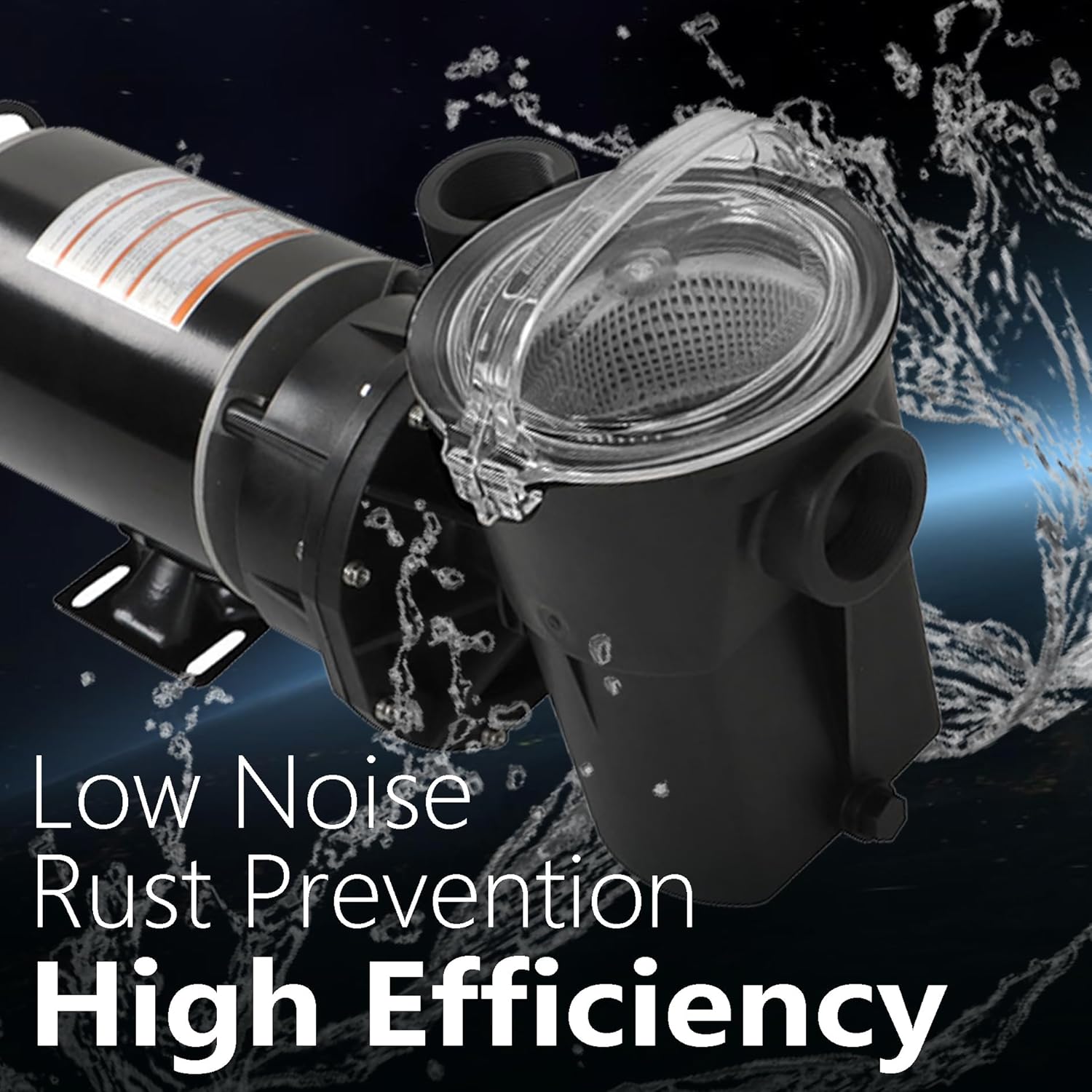1.5HP Pool Pump for Swimming Pools, Pool Pump Motor Replacement for W3SP1580X15 Pump, 3450 RPM
