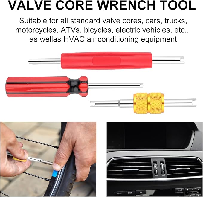 Kit de 6 Piezas para Extraer Válvulas Schrader A/C R134 R12 miniatura 4