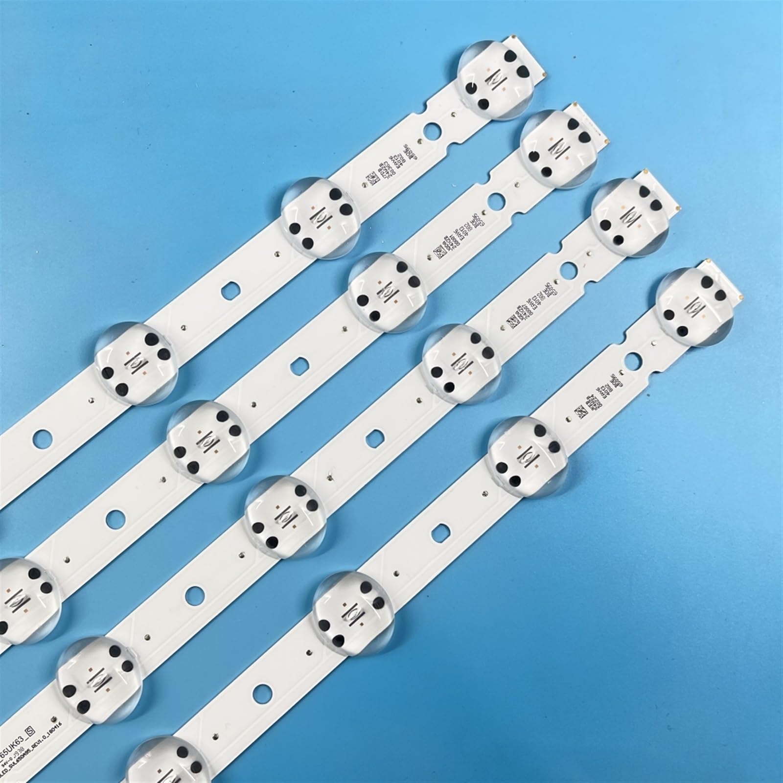 HABITZ 4 Stück LED-Hintergrundbeleuchtungsstreifen kompatibel for 65UK6300 65UK6470PLC 65UK6400PLF 65UK6300PUE 65uk6300PLB EAV64013801 EAV64013802 EAV63993002