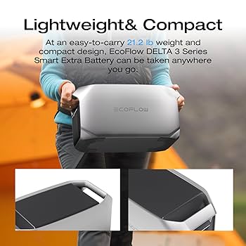 Amazon.com: EF ECOFLOW Delta 3 Series Smart Extra Battery