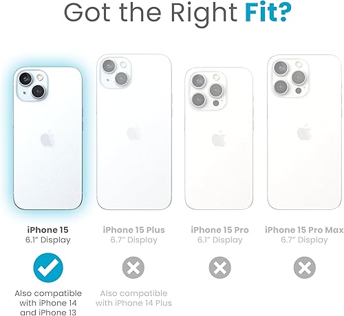 Miniatura 2 de Speck Funda MagSafe para iPhone 15, protección contra caídas y cámara, ClickLock antideslizante, compatible con carga inalámbrica, se adapta a todos