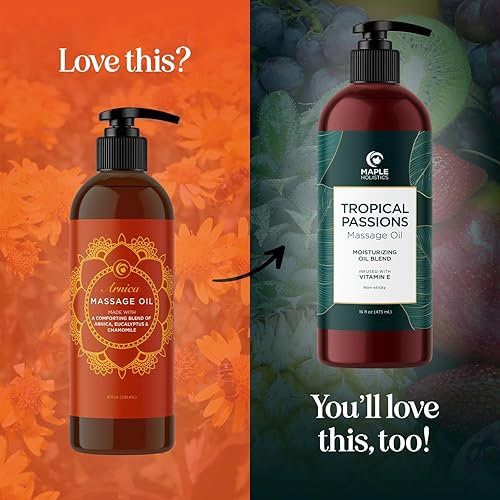 Miniatura 4 de Aceite de masaje de árnica para relajación muscular - Confortable aceite de masaje para músculos doloridos para alivio en todo el cuerpo con