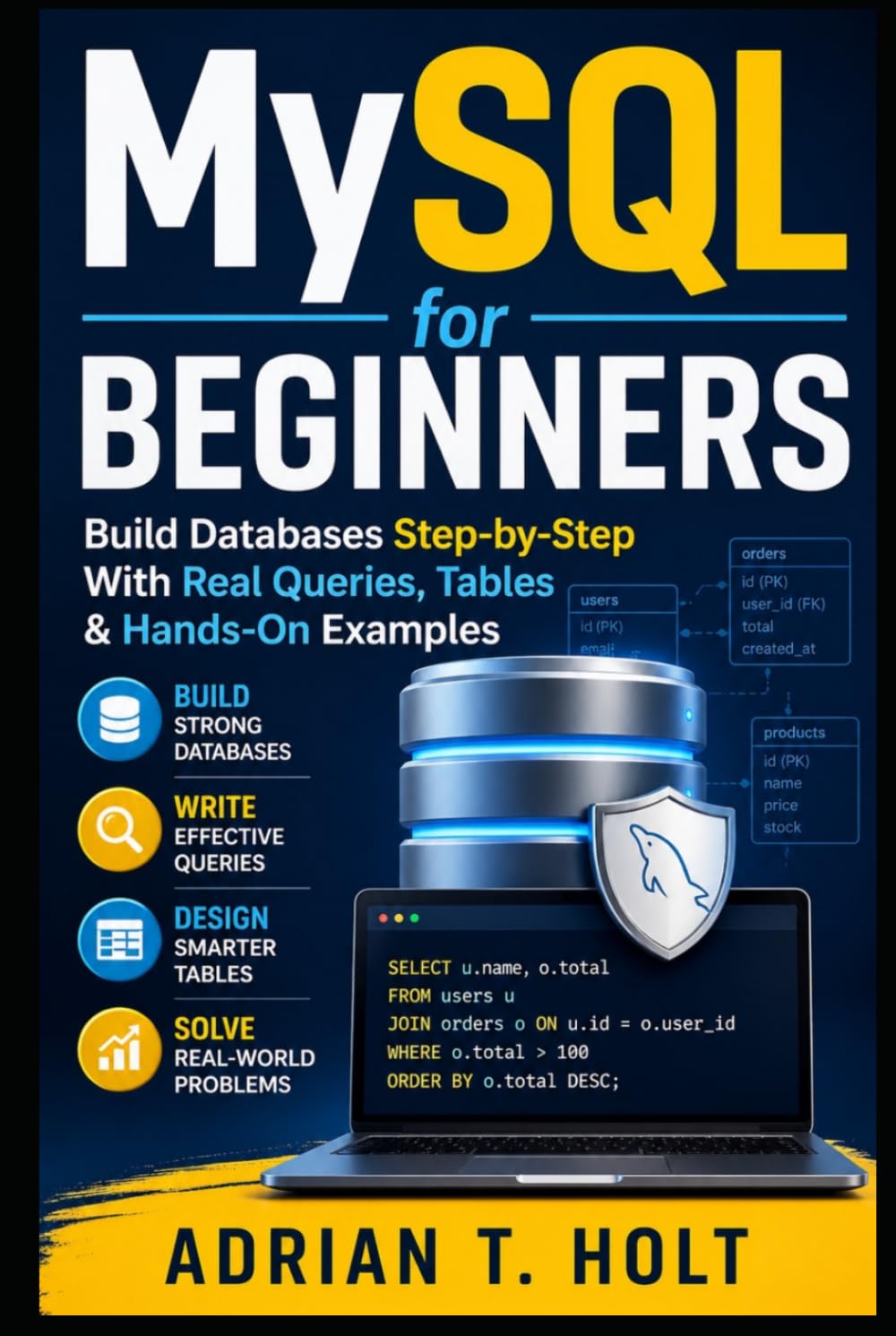 MySQL for Beginners: Build Databases Step-by-Step With Real Queries, Tables & Hands-On Examples
