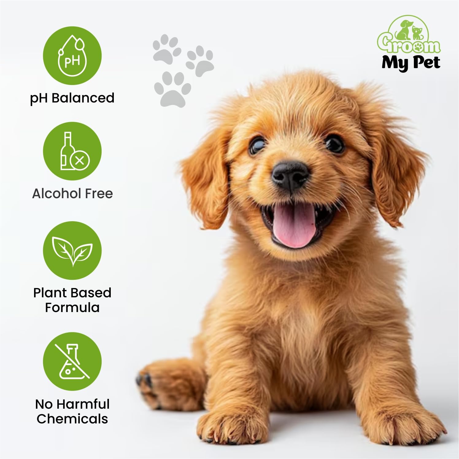 Groom My Pet Tick & Flea Shampoo-200ml | Repel Tick & Fleas | pH Balanced & Alcohol Free | Eucalyptus, Cedarwood & Neem | for All Breeds & Sizes of Dogs | Anti-bactrial & Anti-fungal 2