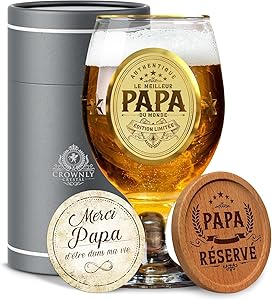 Verre à bière personnalisé