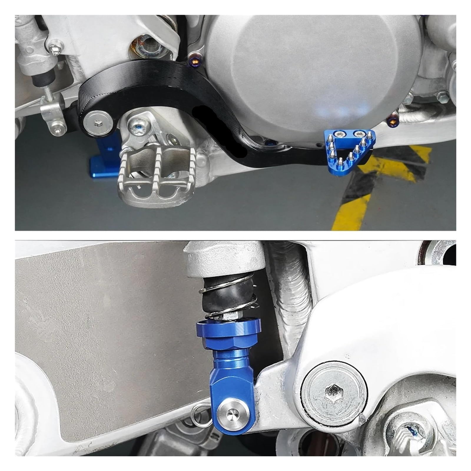 Kit Molla Di Ritorno Pedale Freno Posteriore E Leva Forgiata Regolabile Per YAM&AHA YZ125 YZ250 2009-2023 YZ 125X 250X 2020-2023(Style D)