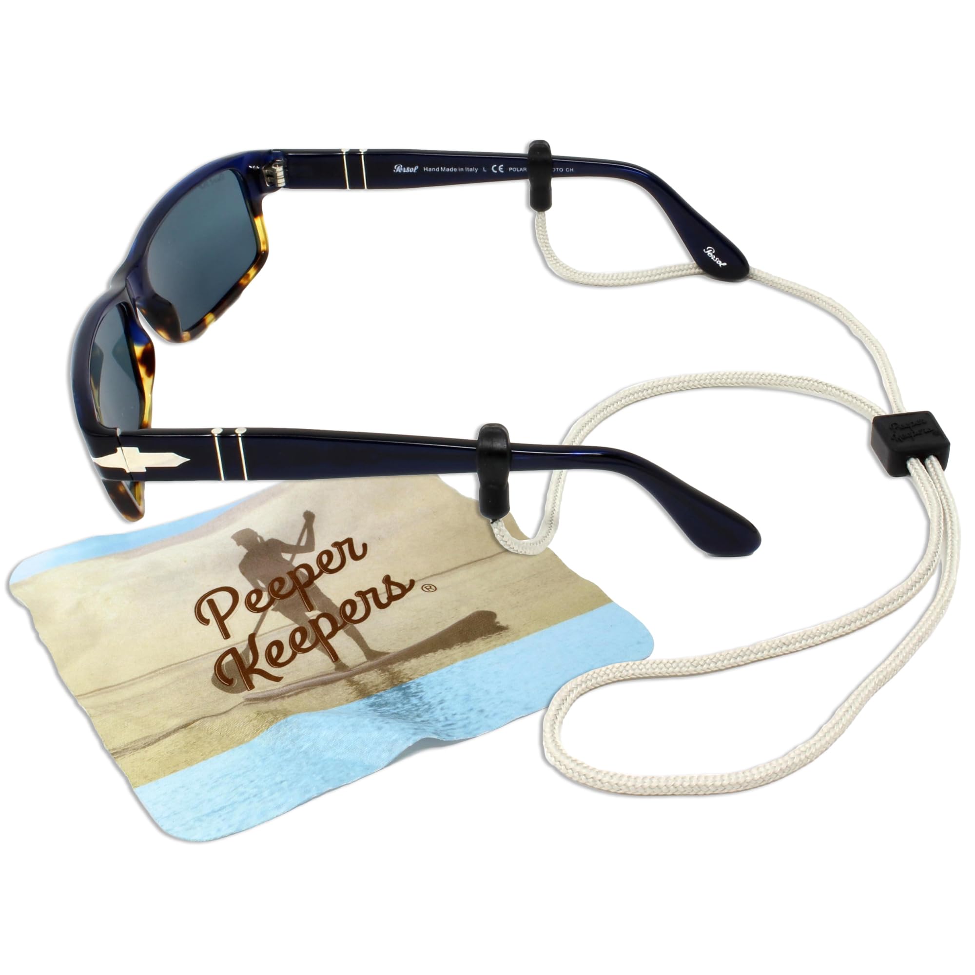 Eyeglass Retainer &amp; Sunglass Holder Supercord Adjustable, Cream, 1pk