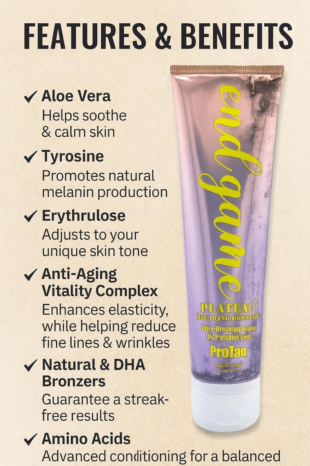 Endgame Plateau Breaking Bronzer with Erythrulose 9.5oz