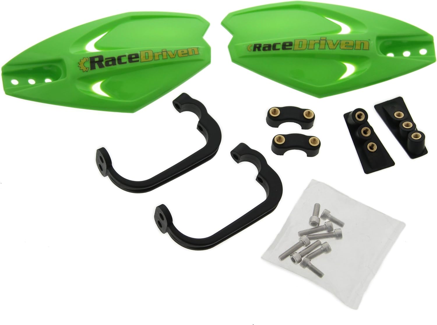 Universal Motocross MX ATV Hand Guards Guard Handguards - Green