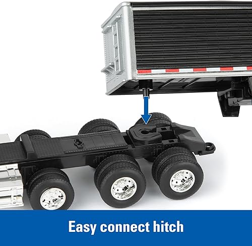 Miniatura 2 de ERTL 132 Freightliner 122SD Semi con remolque de grano 47361