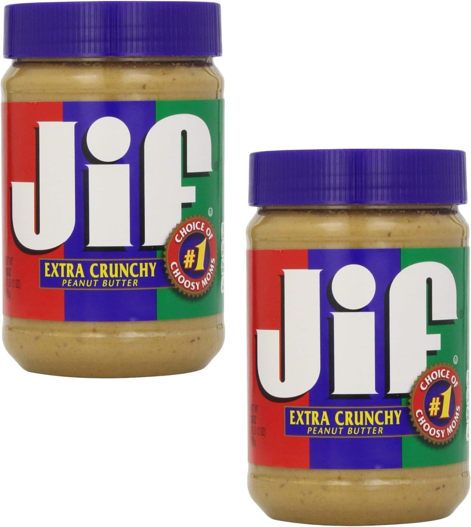 J'if Peanut Butter, Extra Crunchy, 28 Ounces, 2 Pack