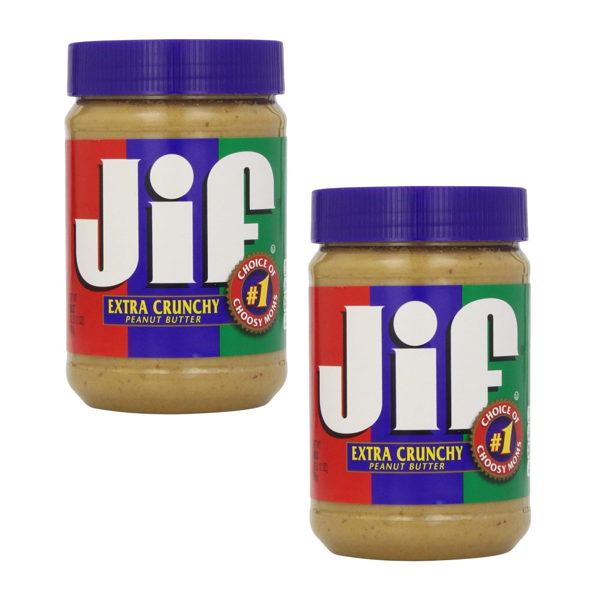 J'if Peanut Butter, Extra Crunchy, 28 Ounces, 2 Pack