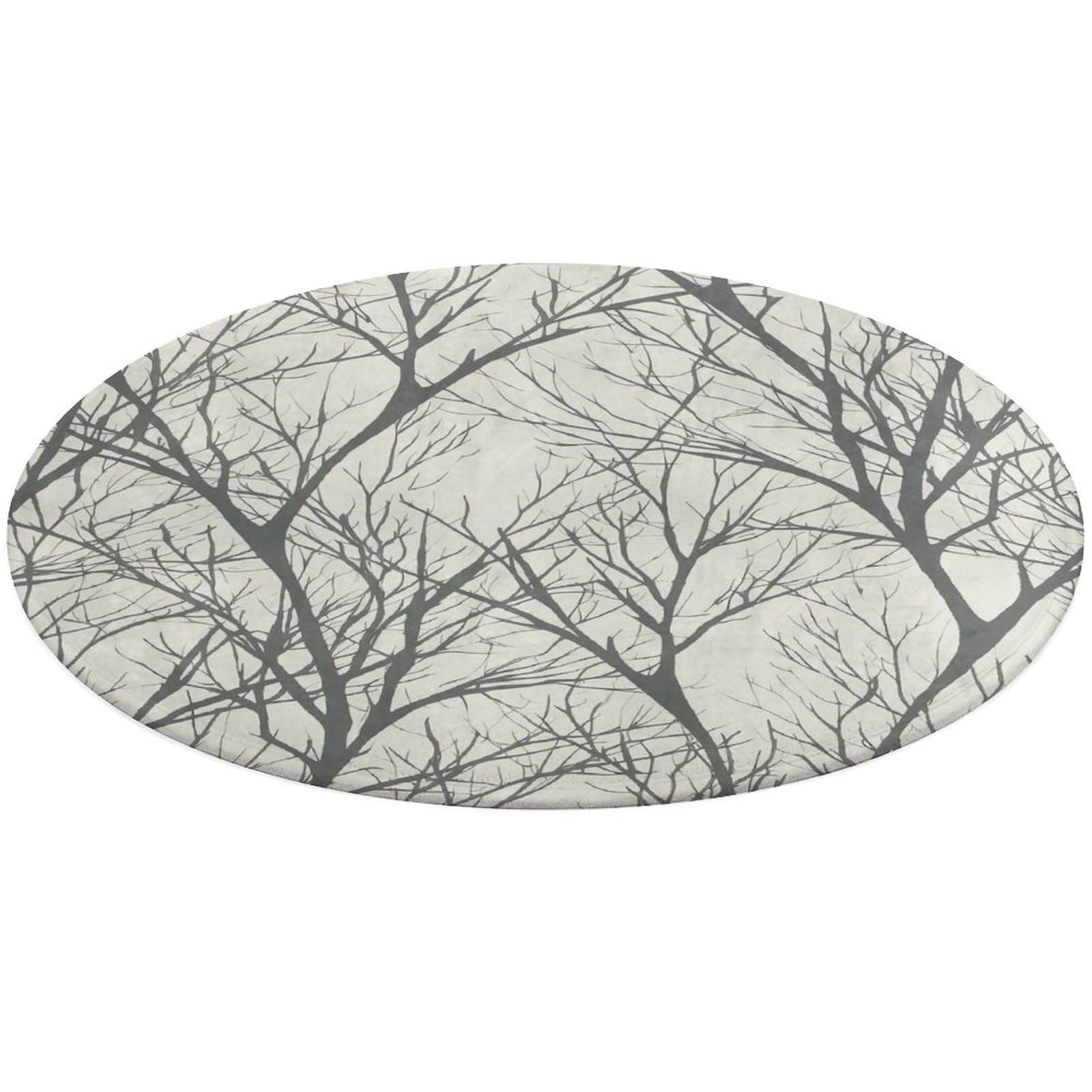 Alfombra de puerta de rama de árbol decorativa para cocina y recibidor moderno