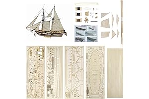 GAWEGM 1840 Halcon Baltimore Ship Wood Model Kit