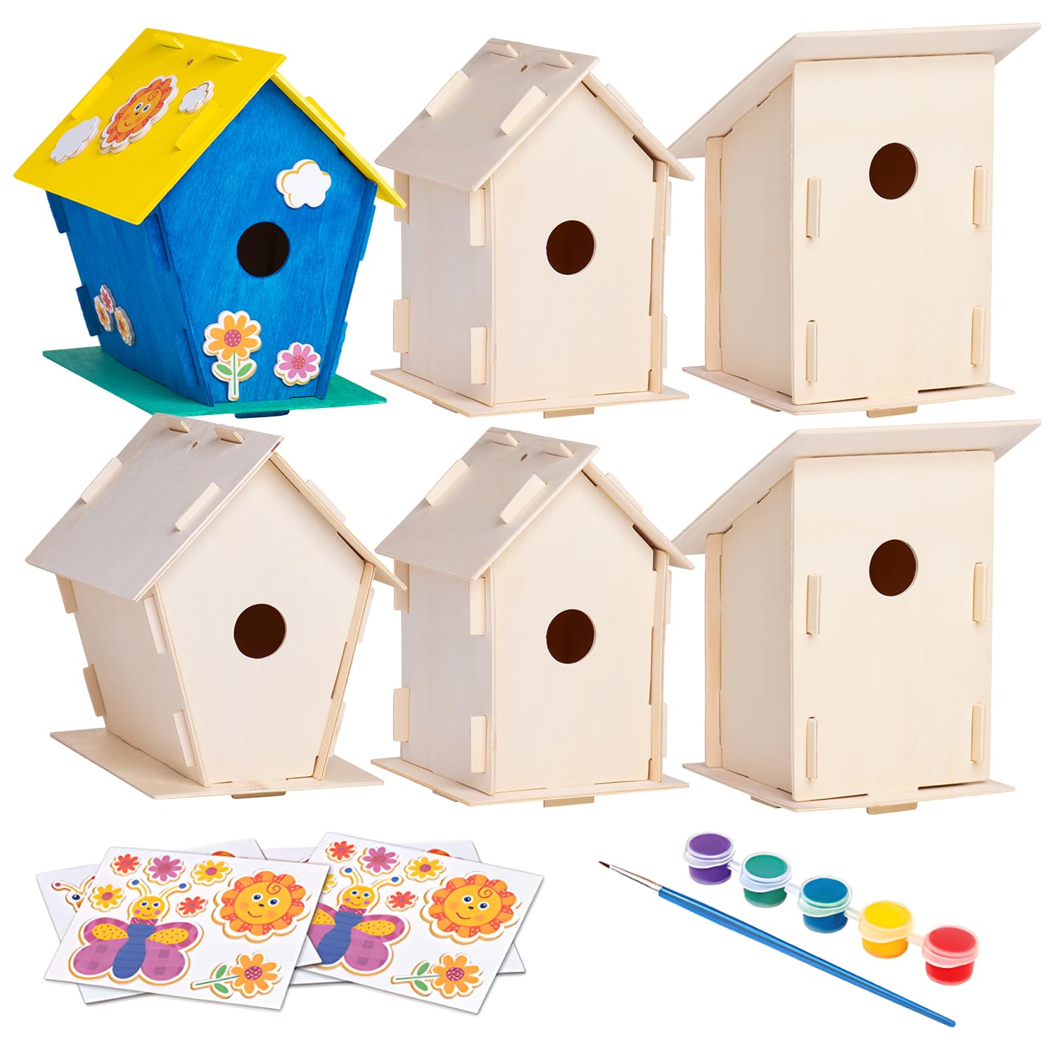 Neliblu 12-Pack Birdhouse Kits
