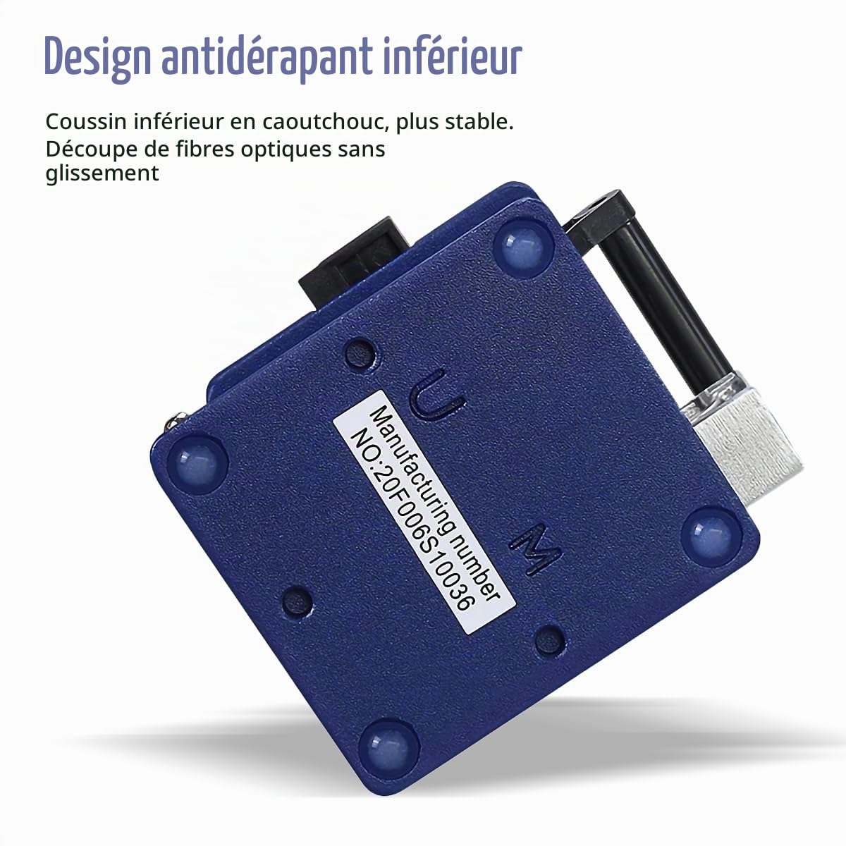 Coupleuse de fibre FC-6S avec 2 clés Allen + sac et dénudeur de fibre CFS-2 | kit d'outils de coupe de fibre optique, longueur de coupe 9 à 16 mm, environ 36 000 temps de coupe
