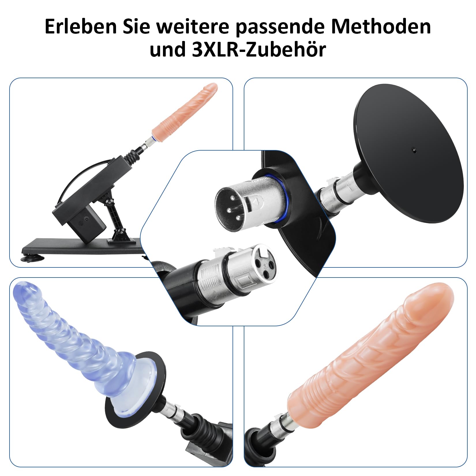 Sexmaschine für die frau, Fickmaschine mit Dildo Sexmaschine mit Saugnapf Adapter, Sexmaschine für die männer Automatische Fickmaschinen Sexspielzeug für Anfänger Paar