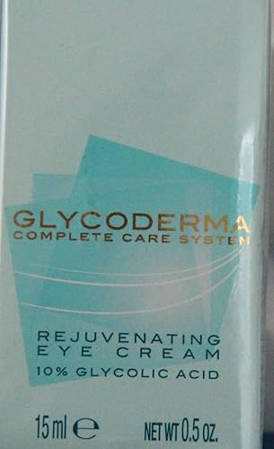 Glycoderma Complete Care System Crema rejuvenecedora para ojos  10% ácido glicólico 0.5 oz (0.5 fl oz)