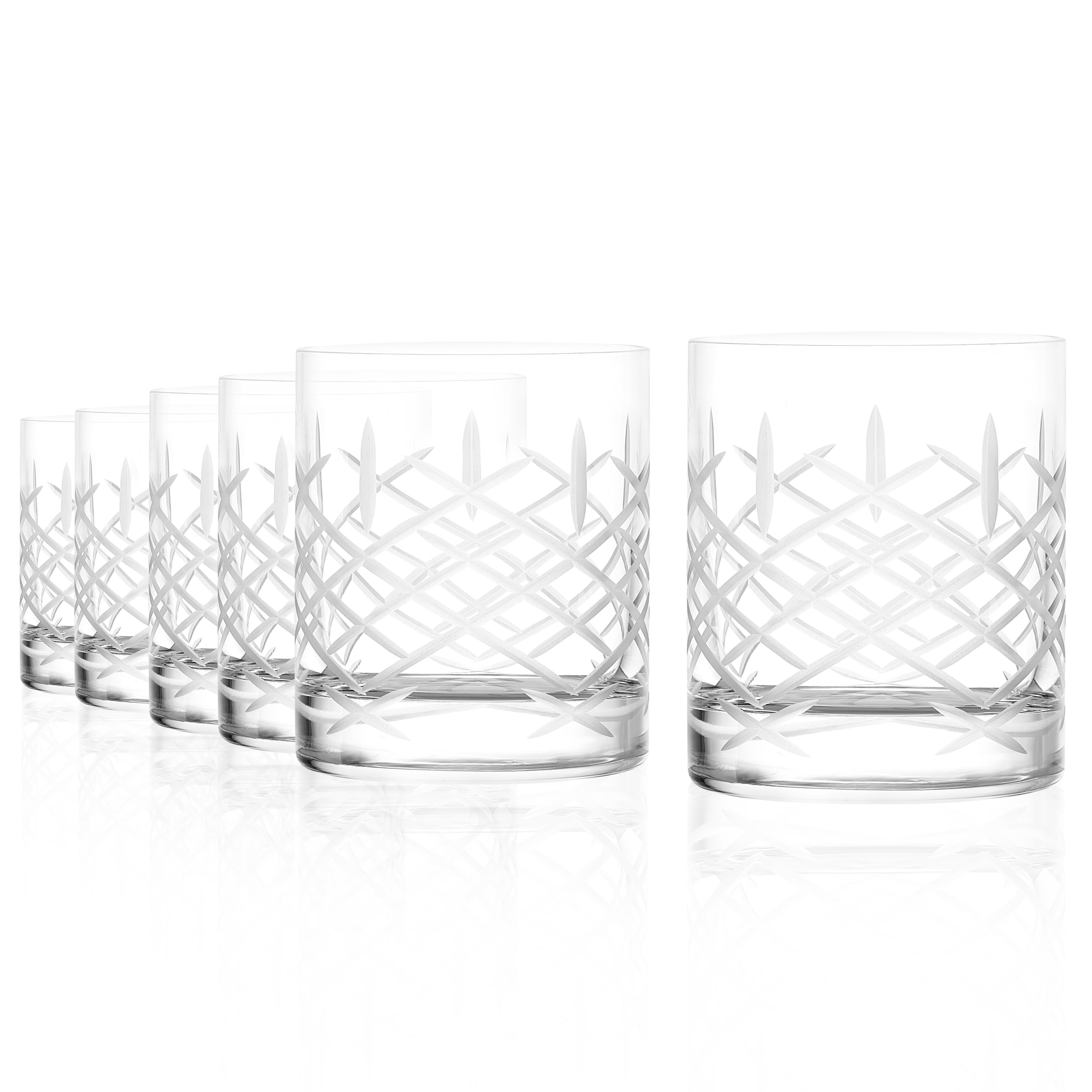 Stölzle Lausitz Vasos de Whisky Set 6x 320 ml New York Bar Club – Vasos de cristal sin plomo elegantes y resistentes – Apto para lavavajillas y golpes – Fabricado en Alemania