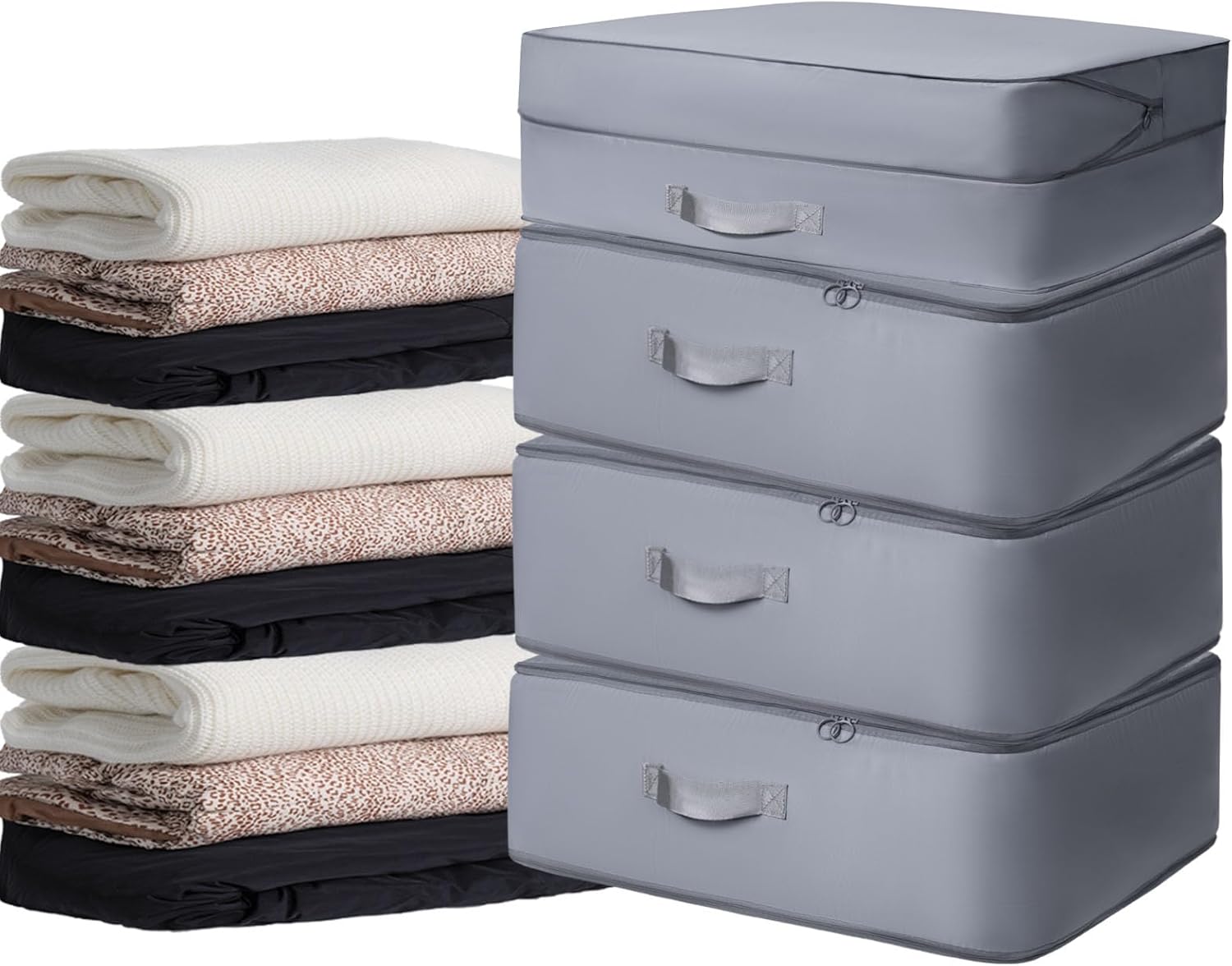 Upgraded Thiened pr Bags for Stora, Ultra Space Saving Self