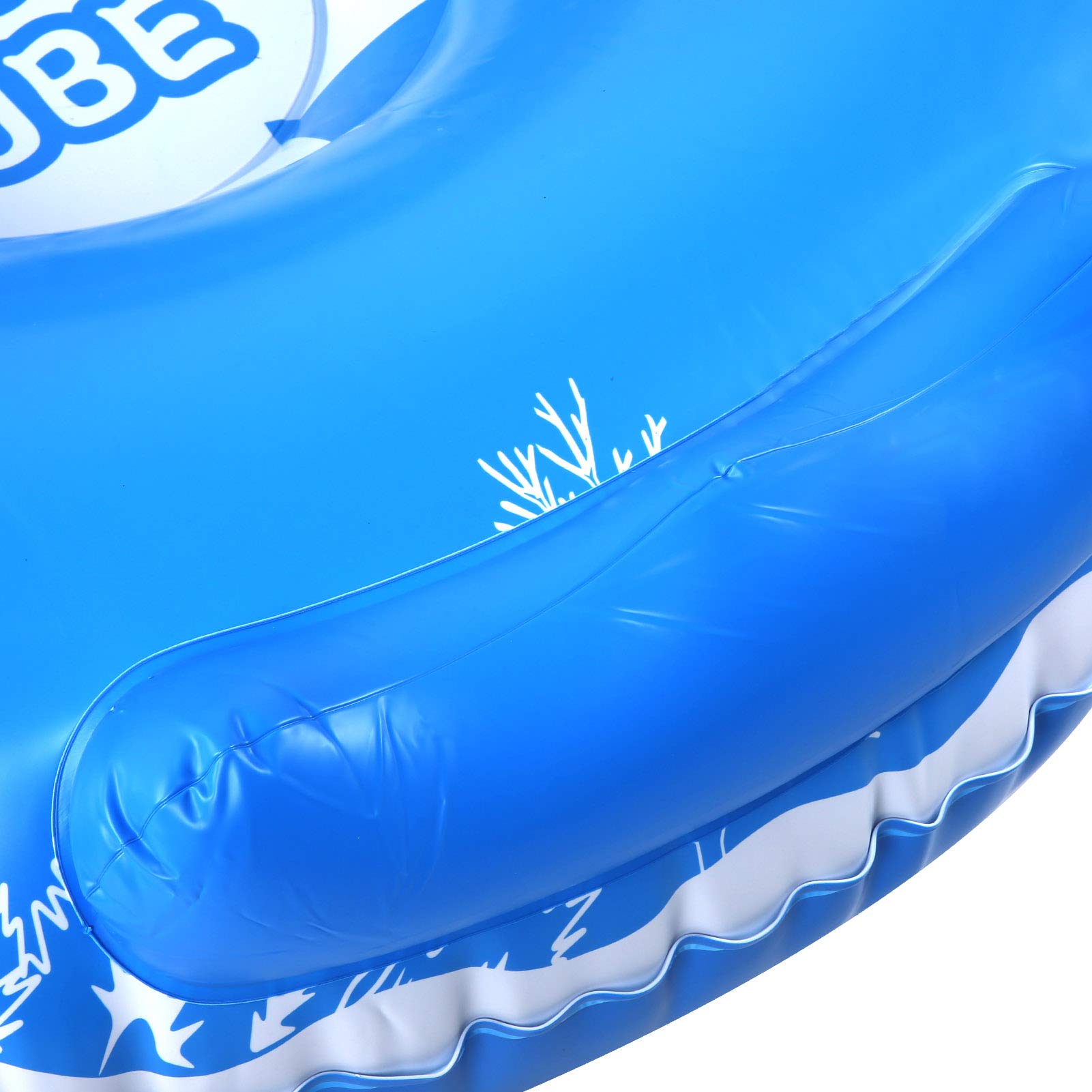 FILFEEL Ski Gonflable d'hiver en PVC pour Enfants et Adultes – pour du Ski Amusant et des Aventures Familiales Sûres
