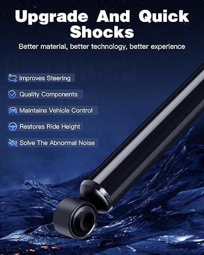 Miniatura 3 de ECCPP Amortiguadores traseros para Honda se adapta a 2006 2007 2008 2009 2010 para Honda Civic 348023 5609 Auto Shocks Gas Strut Sets (2 piezas de