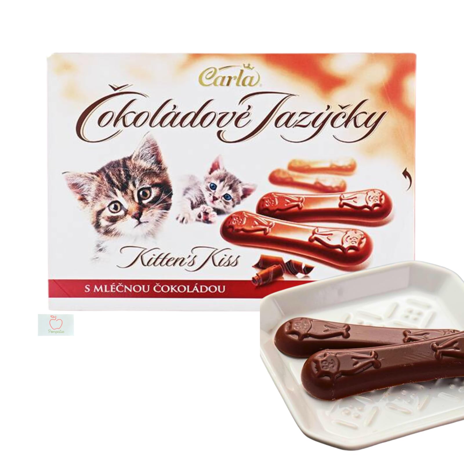 Amazon | カーラ キッテンズキッス ミルクチョコレート 100g 猫チョコ