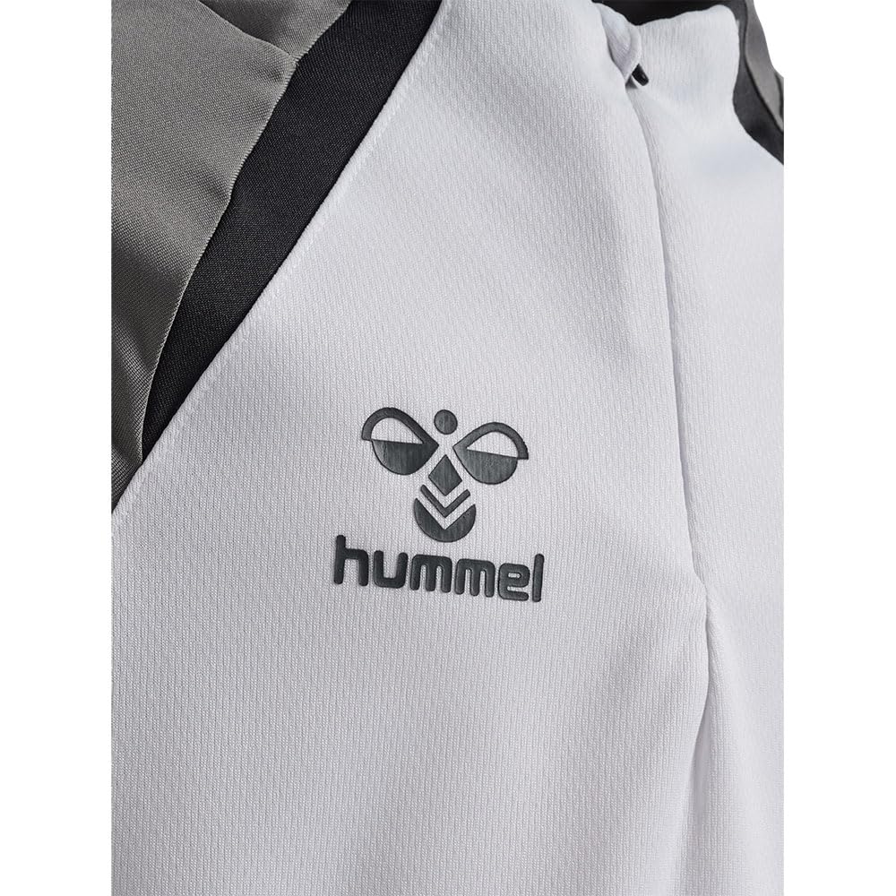 hummel Felpa Junior Lead 2.0 con mezza zip 140 cm Bianco