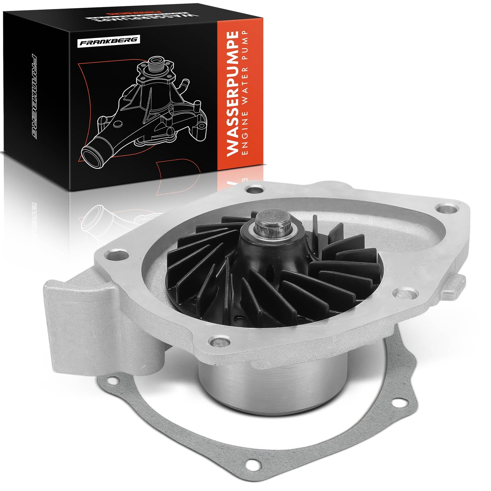 Frankberg Pompa dell'acqua di raffreddamento con guarnizione 7701478846 | Compatibile con: Scénic III JZ0/1, Grand Vitara II JT TD TE, M.e.g.a.n.e III Grandtour KZ0/1