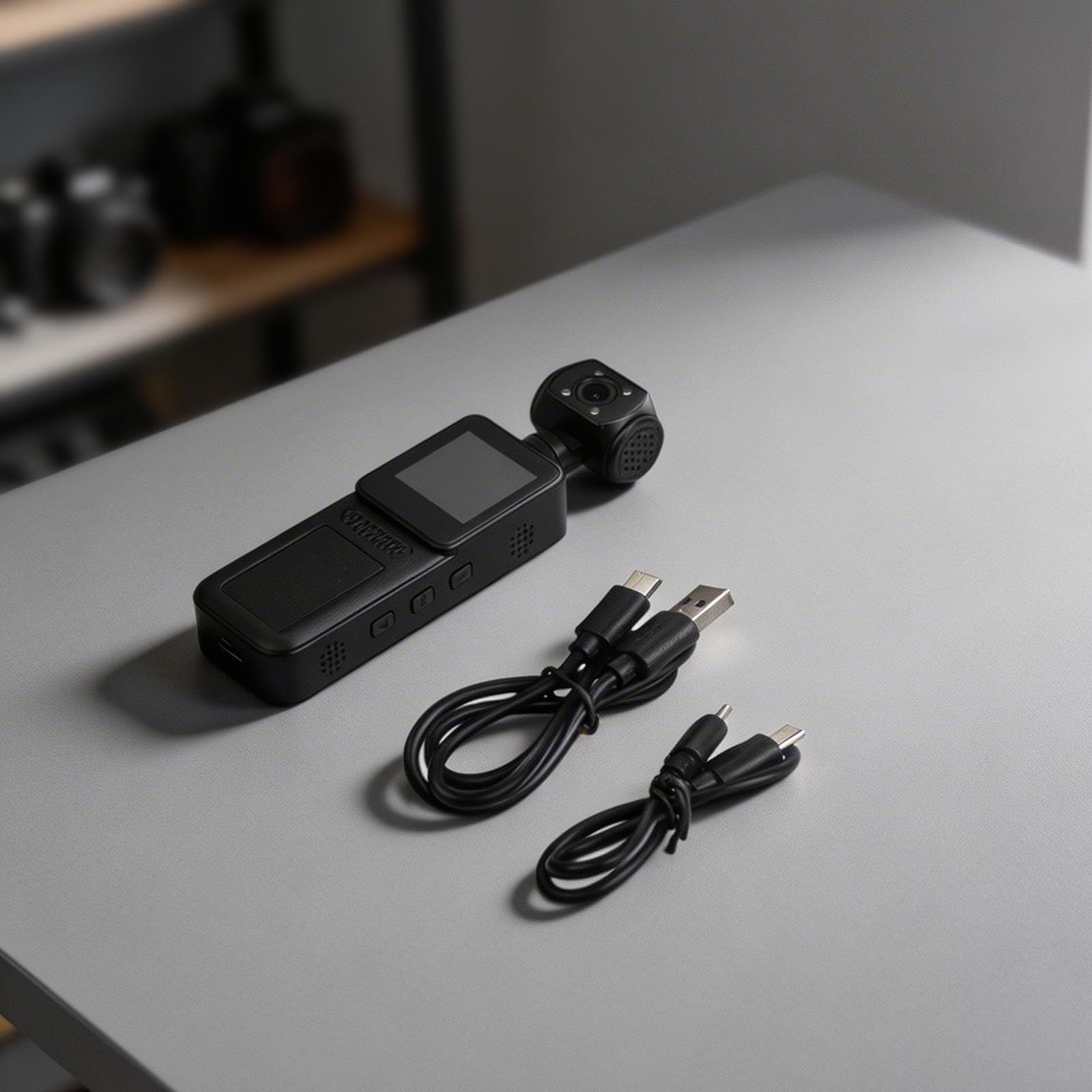 Leggero per mini Action Cam 130 mm per sport all'aria aperta Leggero per | Registrazione audio, struttura compatta, facile da trasportare, ideale per l'uso quotidiano e per l'uso quotidiano
