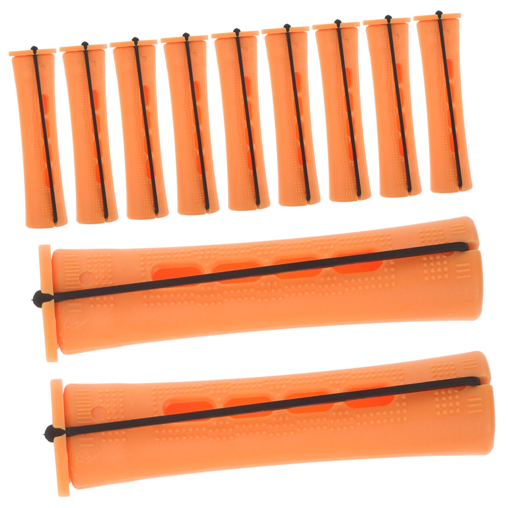IWOWHERO 30pcs Flexible Perm Rods for Curls Hair Curlers for Women Hair Styling Easy Use for Salon Home with Cover