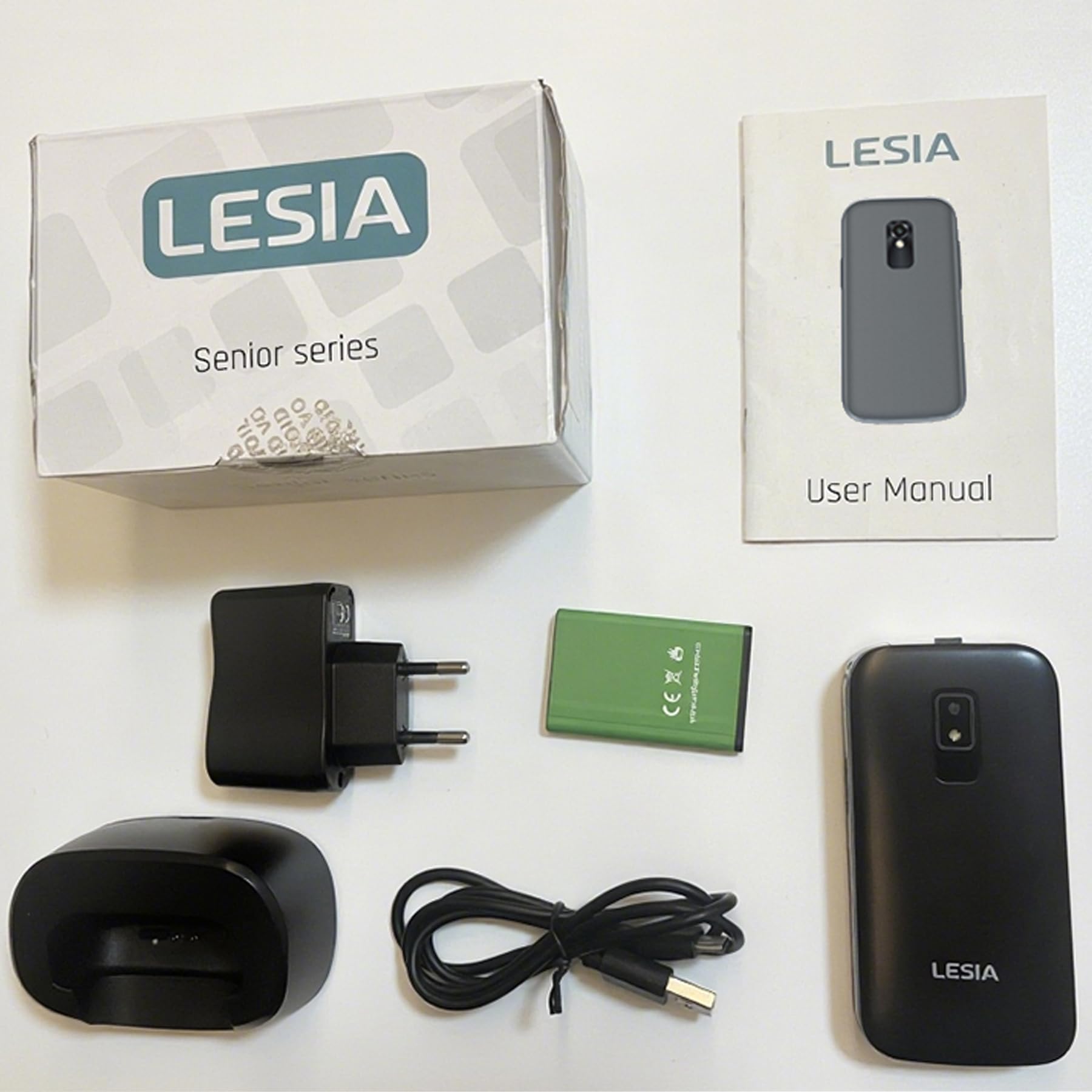 FEGA 4G Teléfono Móvil para Mayores, con Tapa de Teclas Grandes, Botón SOS, Pantalla de 2,4 Pulgadas, Llamada Rápida, Sonido Fuerte de Radio, 1300mAh Batería, Fácil Uso para Ancianos Flip Seniors LTE | Pantalla de 2,4", teclas grandes, botón SOS, batería