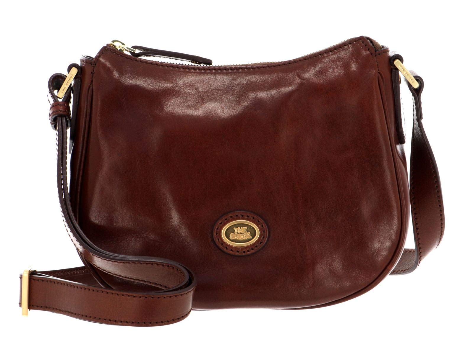 The Bridge Marrone Story Donna Shoulder Bag Leather 23 Cm