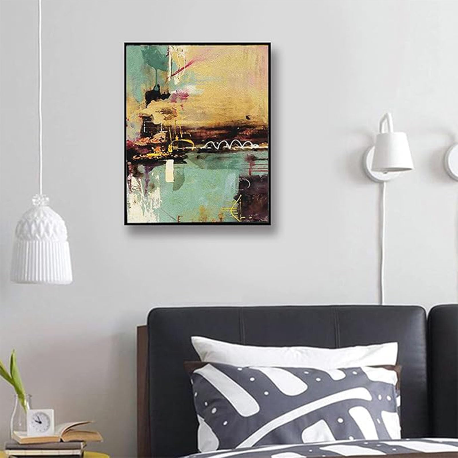 Cuadro Eléctrico Decorativo Moderno - Tapa del Medidor Interior de Caja De Distribucion, 40 * 50cm, 04